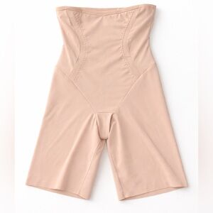 Nude High Waist Shapewear Shorts Tummy Control Body Shaper Smoothing Under Dress